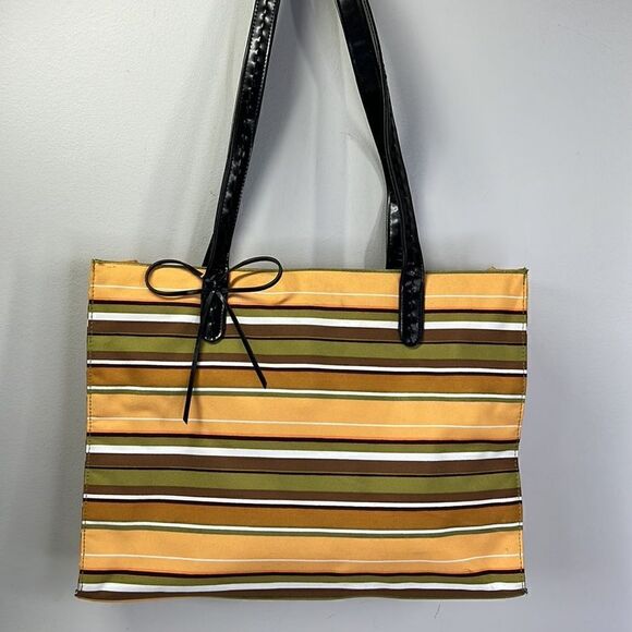 Adorable Stripe Shoulder Satchel Bag - Picture 1 of 7